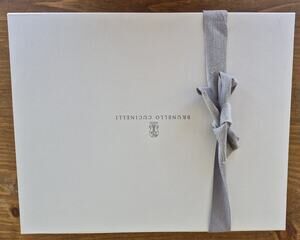 Authentic Brunello Cucinelli White Giftbox 17 X 14 X 3.5